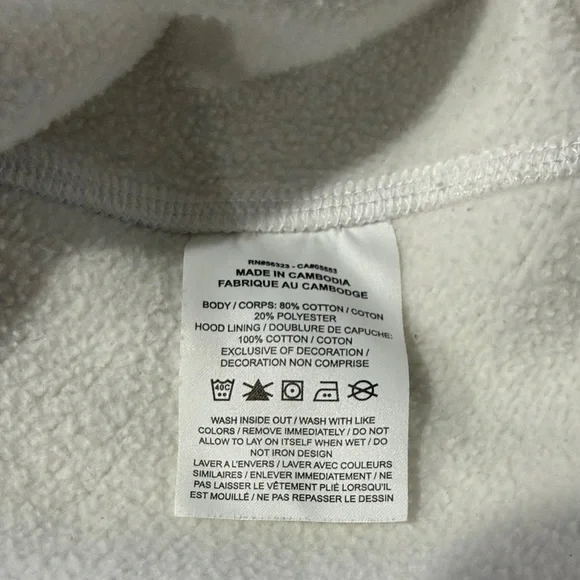 Nike Men's White Hoodie Sweater - Picture 8 of 8